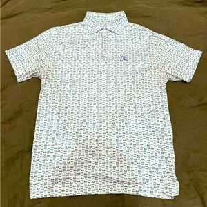 Rhoback Performance Polo - The Chubbs (golf cart/alligator print)